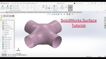 SolidWorks Surface Modeling for Beginners |  Loft, Trim, and Fill Surface Tutorial for Beginners