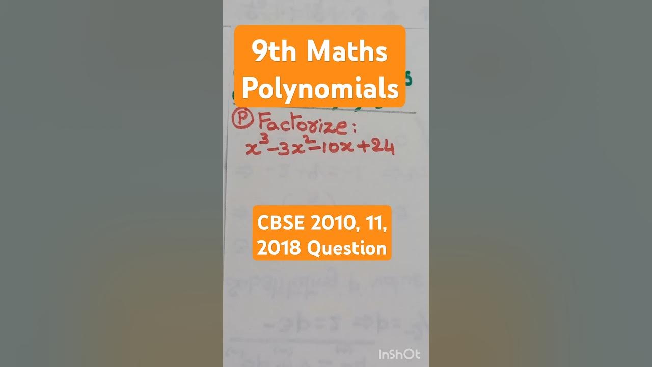 9th Class Maths Chapter Polynomials CBSE 2010 2011 2018 Factorize X 3 9th-class-maths-chapter-polynomials-cbse-2010-2011-2018-factorize-x-3