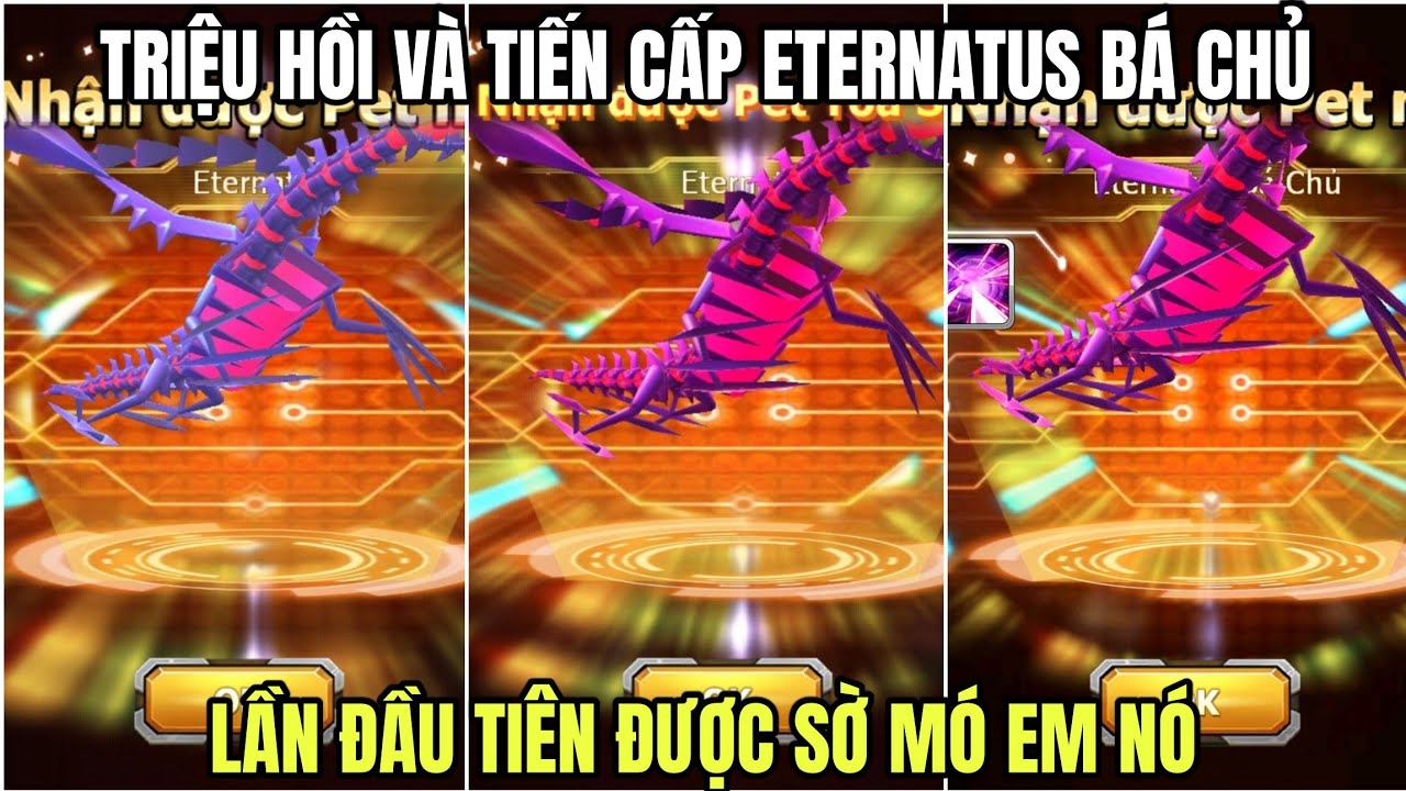 Poke đại chiến - Triệu hồi và tiến cấp Eternatus Bá Chủ, làm đầu tiên được sờ mó em nó...