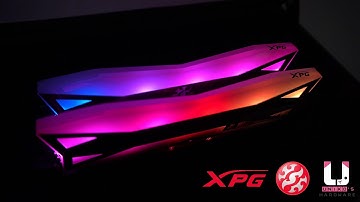 XPG SPECTRIX D60G DDR4 RGB 炫光記憶體展示