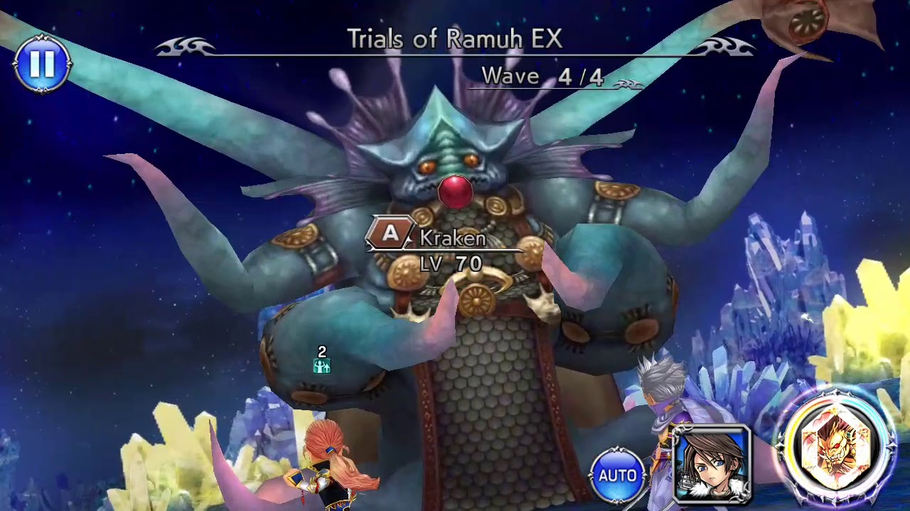 DFFOO GL#28 RAMUH-EX (ZELL, EDGE, FARIS) 22.4K SCORE