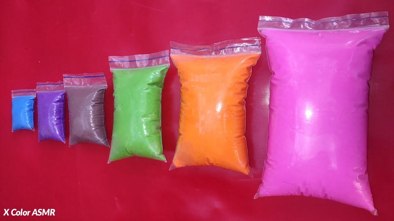 Satisfying ASMR sound From small to large super clay unboxing|4:07minutes satisfying unboxing #clay