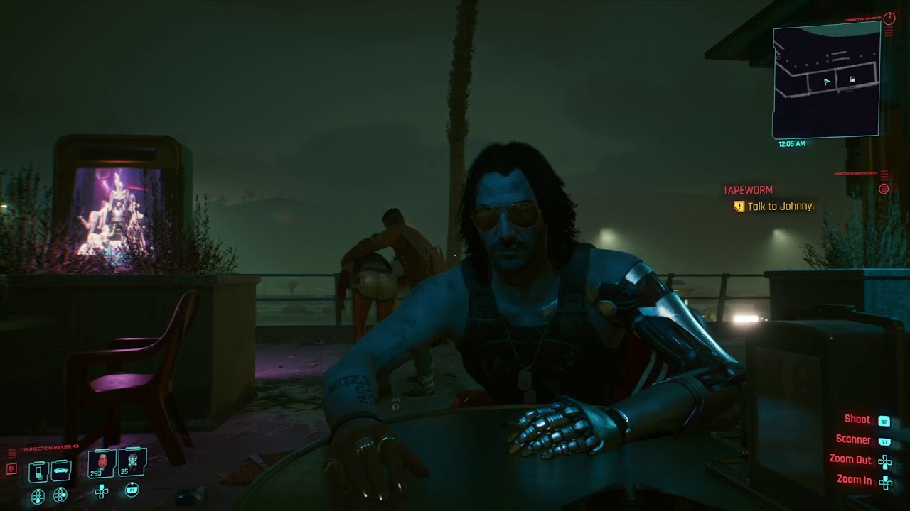 Cyberpunk 2077 Tapeworm (Johnny) YouTube