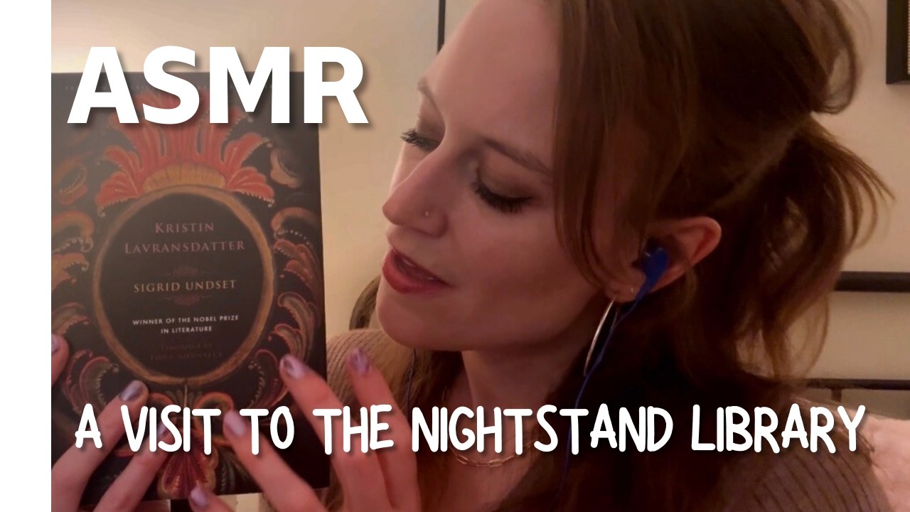 A Visit to the Nightstand Library 🥰😴💤 | ASMR Soft Spoken 