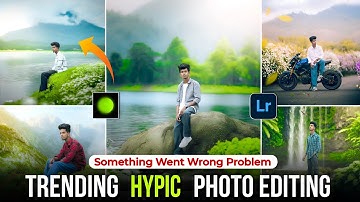 Hypic App Photo Editing || Hypic App Something Went Wrong Problem || Hypic Photo Editor Tutorial
