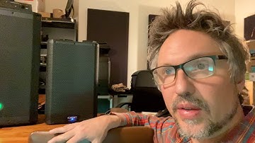 Speaker Comparison: Mackie SRM550 with tiny footprint QSC K8.2