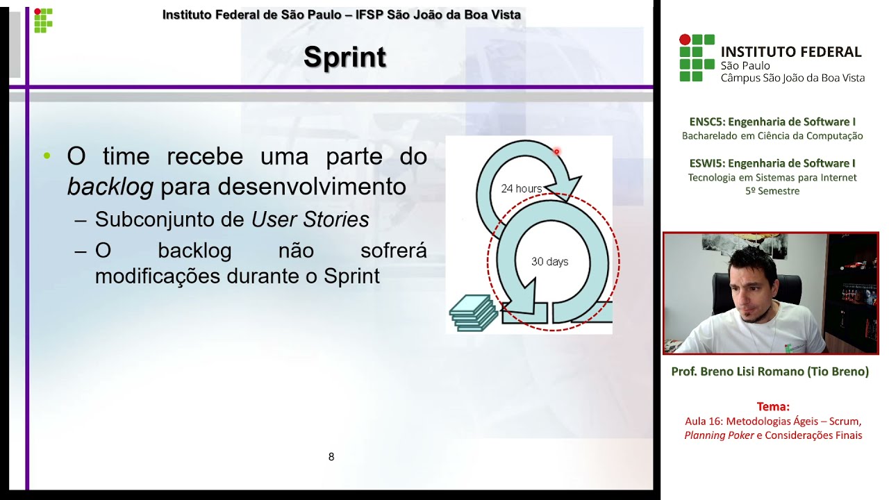 Aula 16: Metodologias Ágeis – Scrum, Planning Poker e Considerações Finais