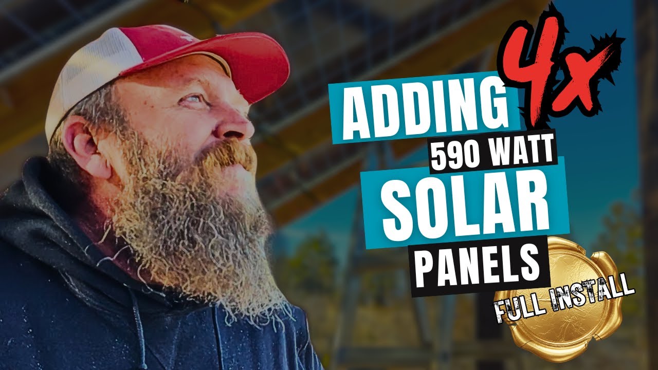 DIY Solar Panel Installation 4 SunGold 590w Full Process - YouTube