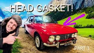 Head Gasket Replacement | CLASSIC ALFA ROMEO GTV | Part 1