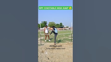 rpf constable high jump technique 🔥| rpf physical training #physical #viral #rpf #exam #shorts