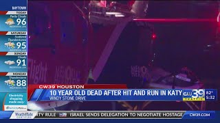 Ten-year-old killed on bike in Katy hit and run, police search for driver | CW39 Houston