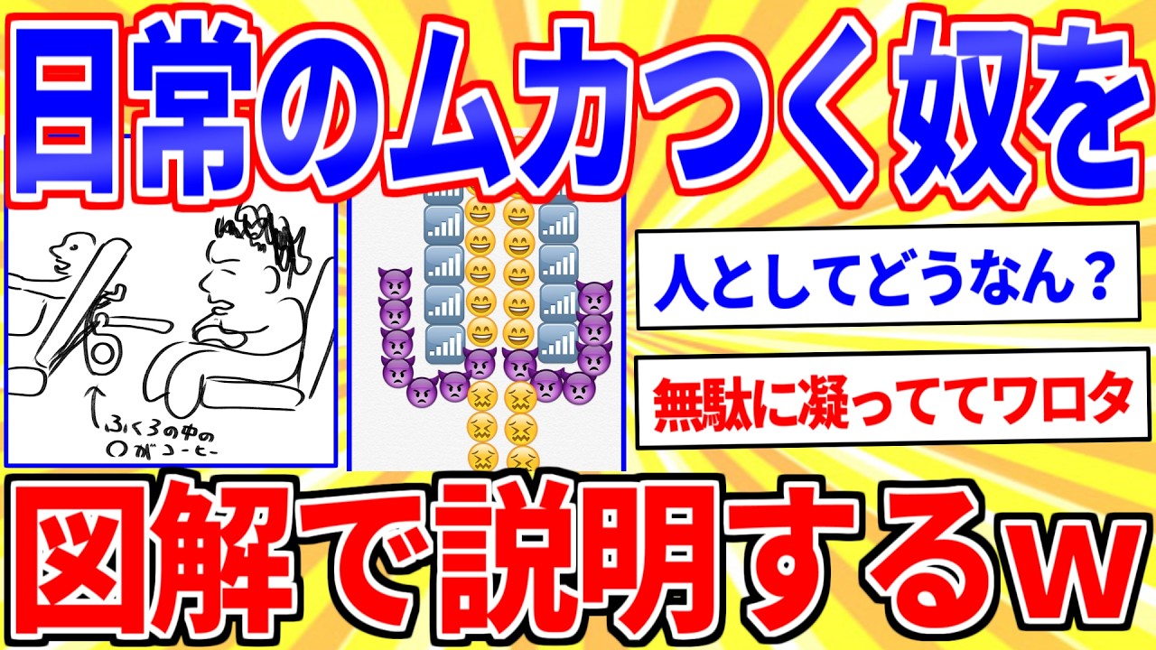Explaining the annoying people in everyday life with diagrams lol