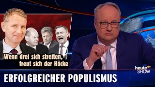 18 Prozent – warum ist die AfD in Umfragen so erfolgreich? | heute-show vom 02.06.2023