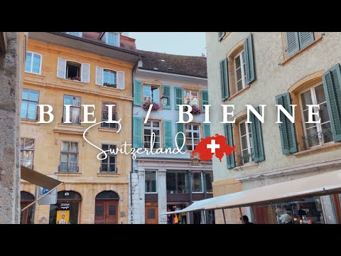 BIEL / BIENNE : LARGEST BI-LINGUAL TOWN IN SWITZERLAND | SATURDAY MARKETS