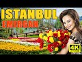 ISTANBUL CITY WALKING TOUR | EMIRGAN PARK TULIP FESTIVAL  | 4K UHD |TURKEY 2021