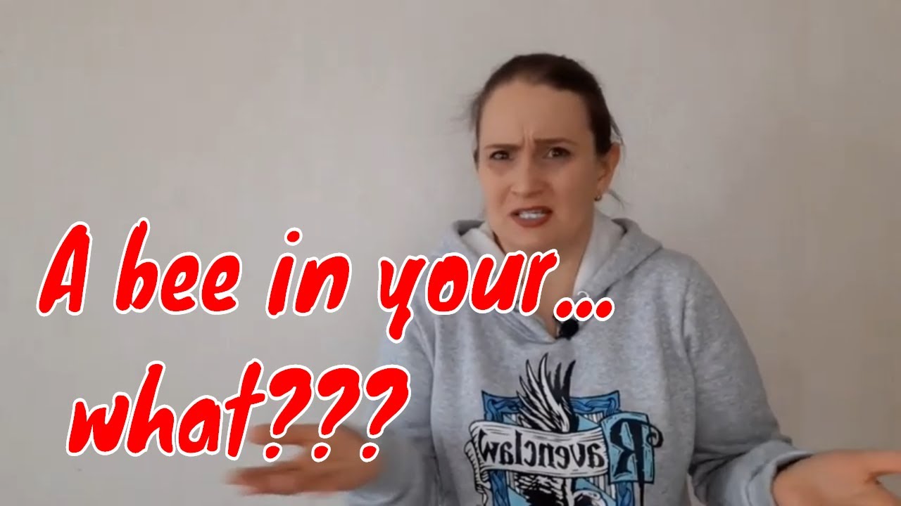 English Idioms A bee in your YouTube