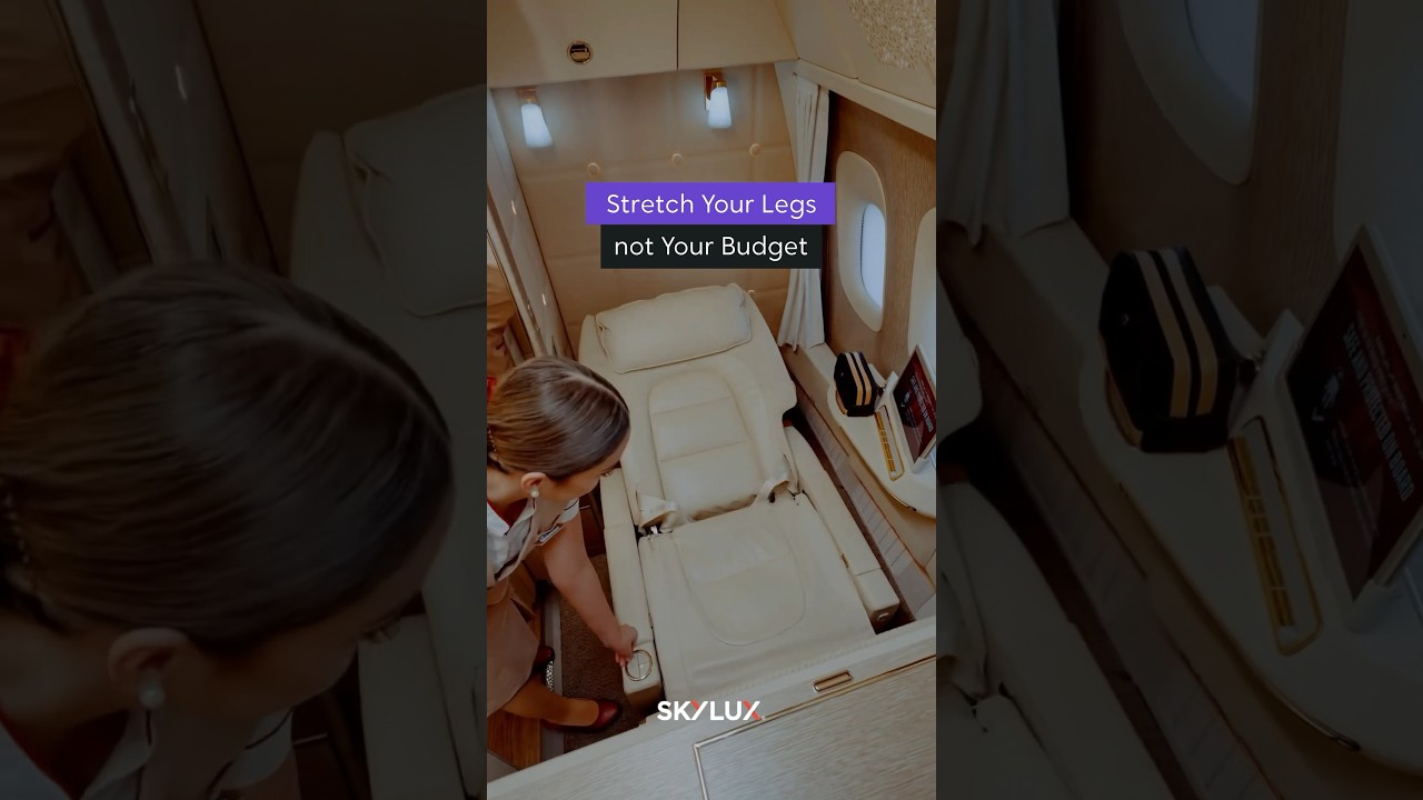 Stretch Your Legs in Business Class with SkyLux Travel 