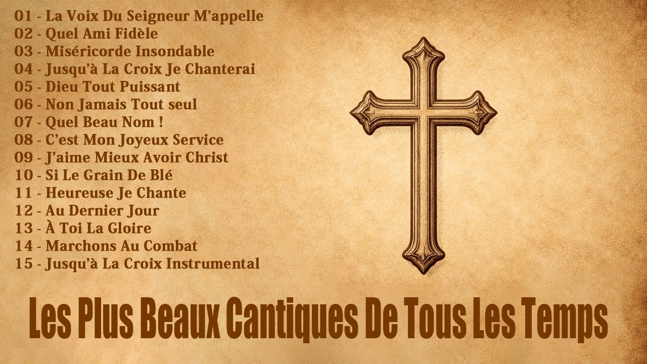 Les Plus Beaux Cantiques De Tous Les Temps 🗼La Voix Du Seigneur M’appelle , Quel Ami Fidèle...
