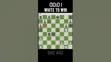 Can you see mate in 3 🔥👀 Chess Quiz number 82 #chess