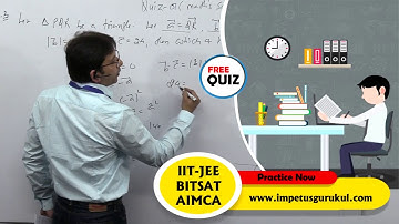 Quiz-1 Mathematics solution for IIT-JEE, BITSAT, NIMCET...