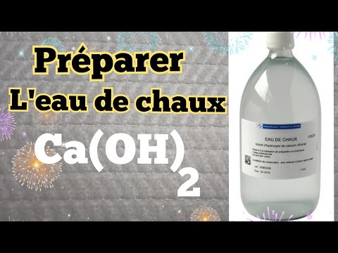 Vidéo: Qu'est-ce que chimiquement l'eau de chaux et l'eau de baryte ?