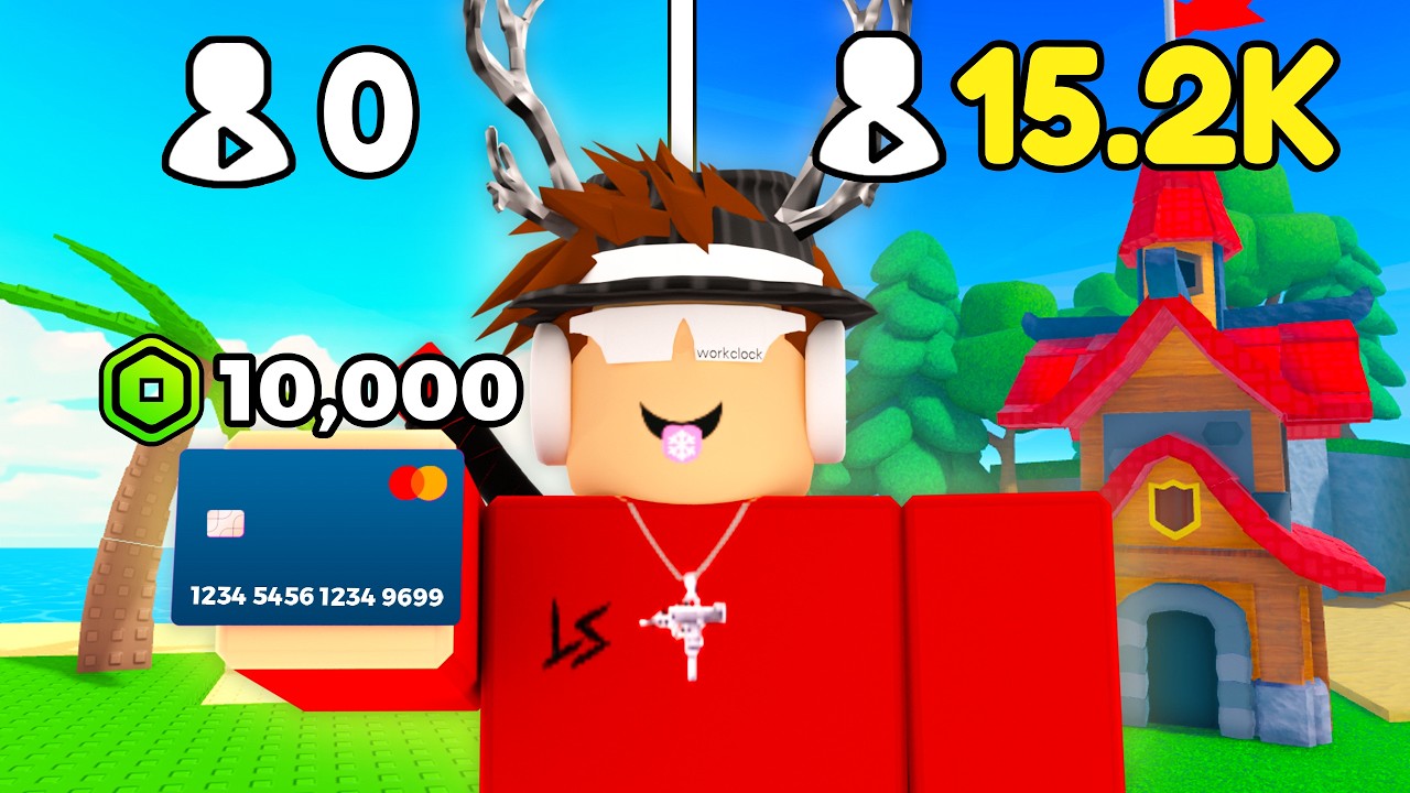 Я купил шаблон игры Roblox и переделал его.