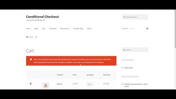 Conditional Checkout For WooCommerce || WebMeteors