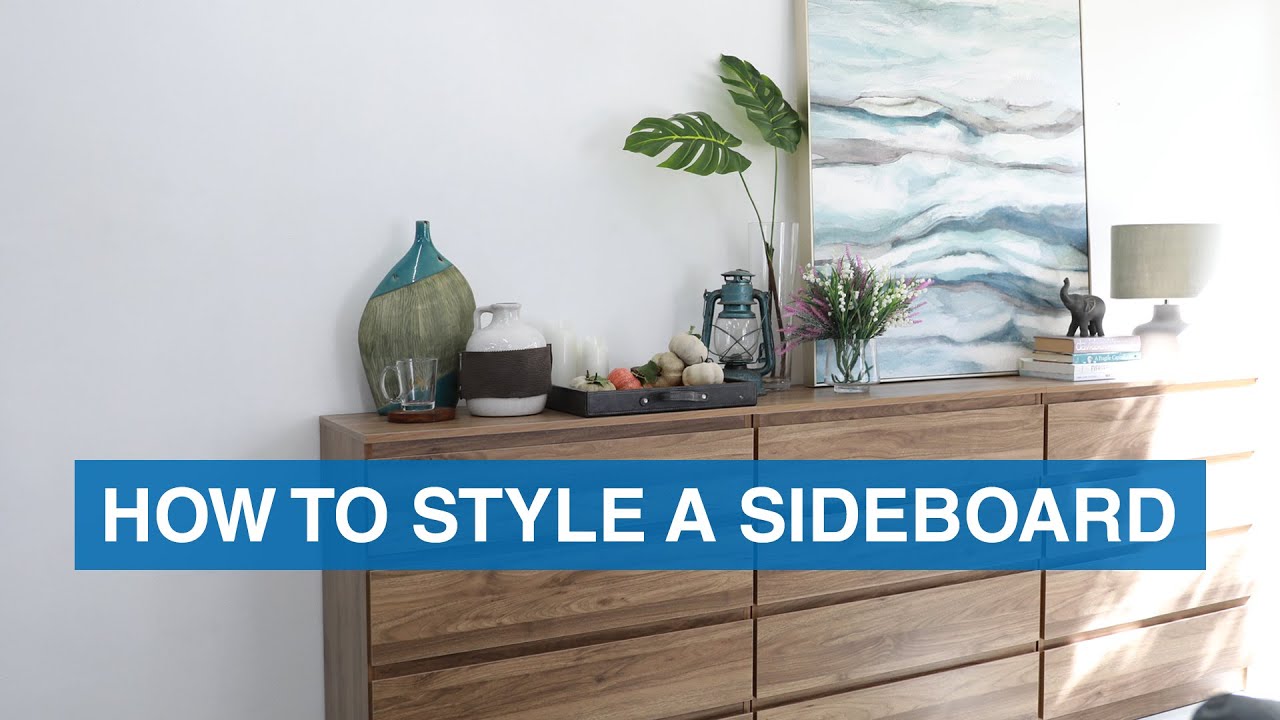 How to Style A Sideboard | MF Home TV