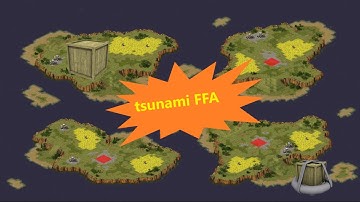 Red Alert 2 | tsunami map FFA with CRATES | no SW | EPIC comeback and win!!!