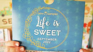 September 2022 Sew Sampler Unboxing! (Quilt Box Unboxing!)