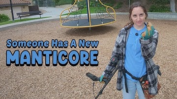 Unboxing & Using Her New Minelab Manticore Metal Detector!