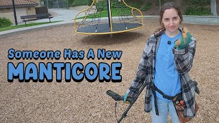 Unboxing &amp; Using Her New Minelab Manticore Metal Detector!
