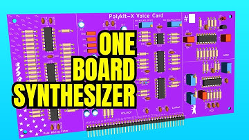 A full analog SYNTHESIZER on one board including MULTIMODE FILTER