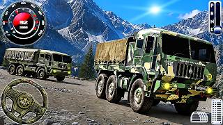 US Army Truck Driver Simulator - Uphill Cargo Truck Driving 3D | Android Gameplay screenshot 2