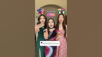 Thumbnail of Elizabeth Name Song In English! 🇮🇳🇮🇹🇬🇧 K3 Sisters #shorts #india #italy #italia #uk #usa #fyp