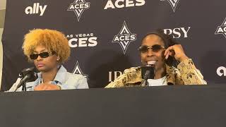 NaLyssa Smith and Chelsea Gray discuss their performances against Lynx