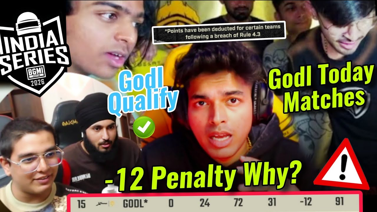 Godl Bgis -12 Points Penalty 🚨Reason Reveal 🛑 Godl Today Matches✅ TR On Godl Comeback 💛Troll Manya