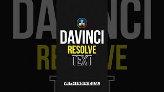 Advanced Title Animations in DaVinci Resolve #davinciresolve