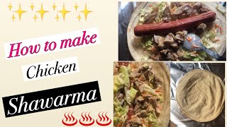 How to make Nigerian Shawarma | Chicken Shawarma without grill | food porn | cook with me!!! screenshot 5