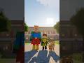 🐱🦸Tung Tung Sahur Superhero Minecraft Jalan Pagi Bareng Anak &amp; Kucing Oren #shorts #youtubeshorts