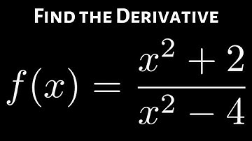 Differentiating a Rational Function with the Quotient Rule