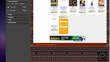 Adding a Left template style to a page in your wordpress website using Headway Visual Editor
