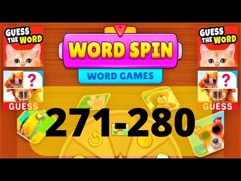 WORD SPIN WORD GAME level 271 272 273 274 275 276 277 278 279 280