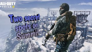 TWO SECRET SPOTS ON SUMMIT | COD MOBILE
