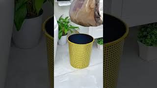 PIJS Trash Can Large Trash Can, High-Foot Large-Capacity Kitchen Wastebasket, Household Trash Can