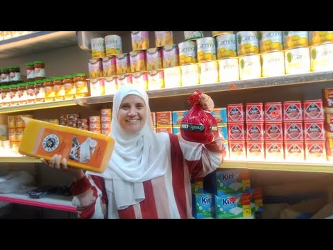 جولة في سوق الجبن في الموسكي قبل المدارس سوق بين الصوريين واسعار الجبنه والانشون واليسطرمة
