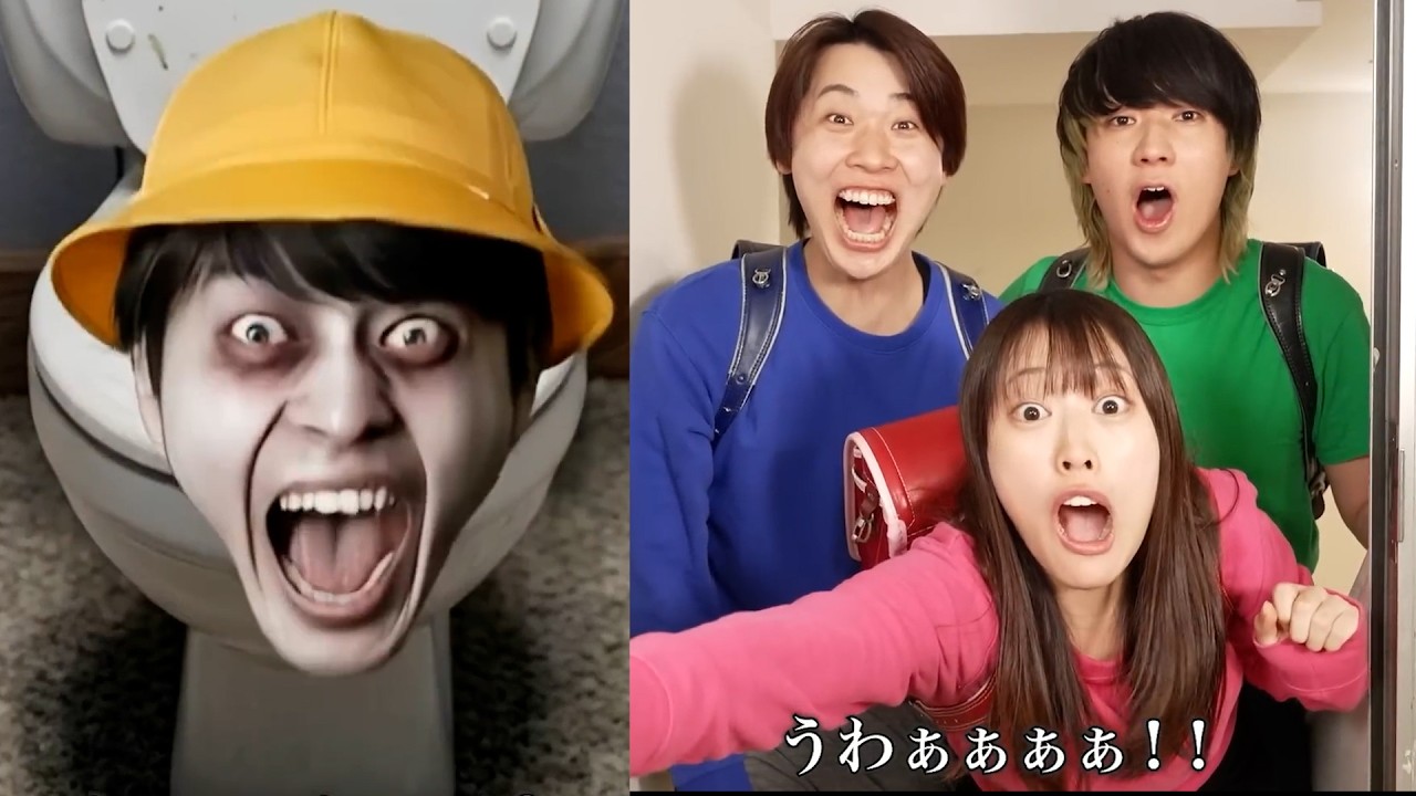 トイレにやねすけ⁉︎ 悪ガキ小学生はびっくり仰天！【撮影の裏側あり】【バンカラジオ】