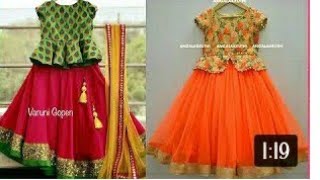 kids lhenga choli cutting and stitching 
