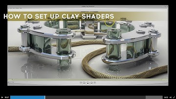 How to Set Up Clay Shaders | 3dsMax | Mental Ray | Video