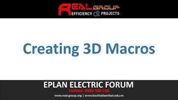 Creating 3D Macros | EPLAN Education